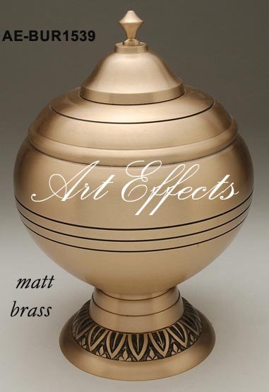 Manufacturers Exporters and Wholesale Suppliers of Satin Bronze Solid Brass Memorial Urn Farrukhabad Uttar Pradesh